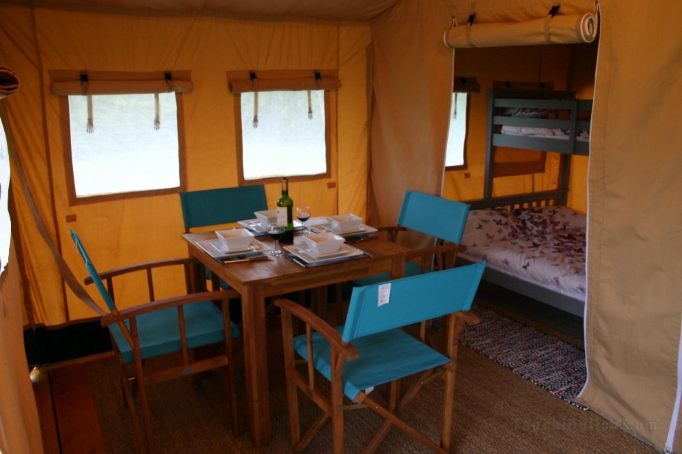 Enjoy a Safari Tent at La Petite Lande