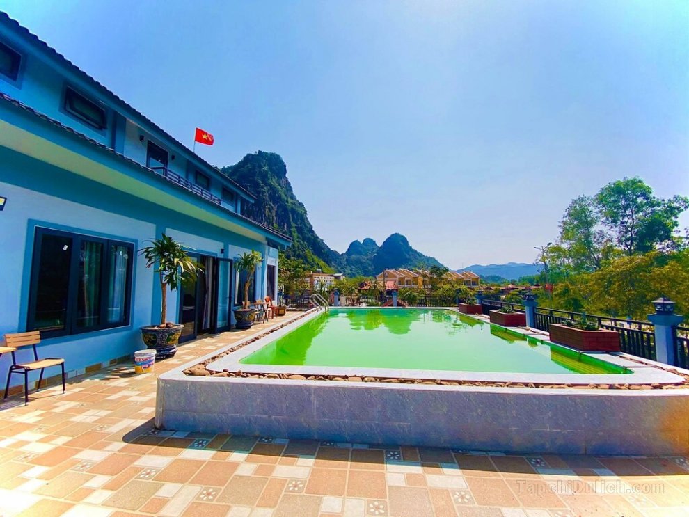 Phong Nha Green Home- Doube Room with pool view