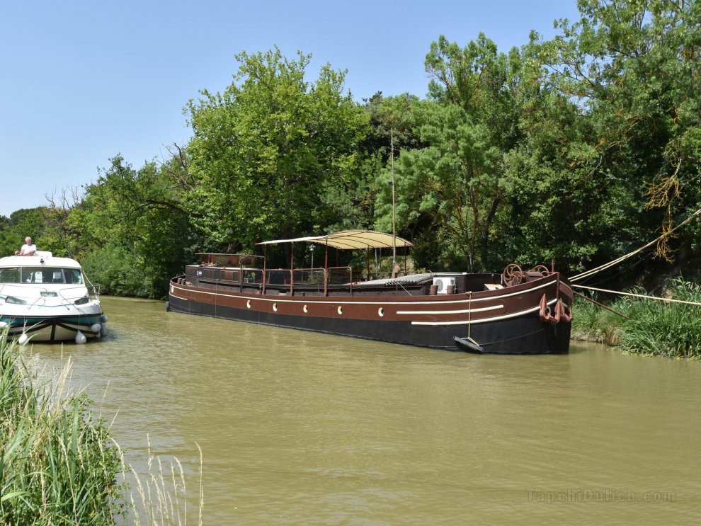 Charming Boat in Villedubert with Terrace