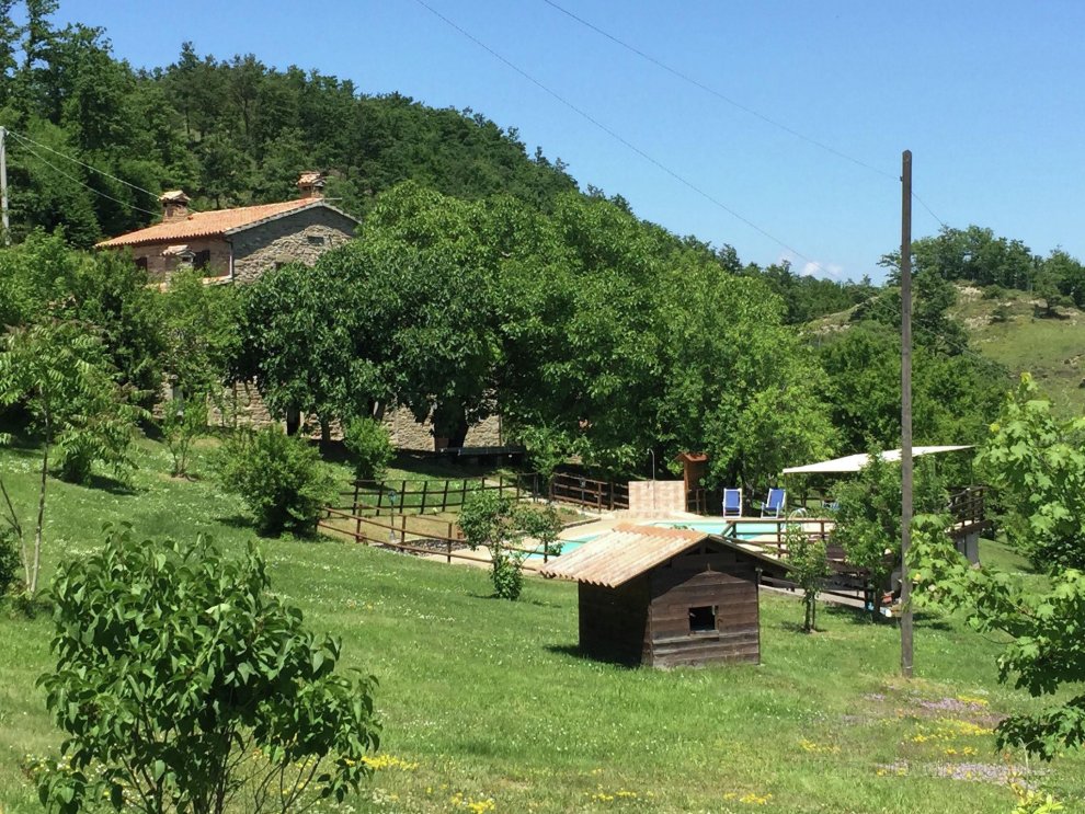Farmhouse in Apecchio with Swimming Pool, Patio, Garden, BBQ