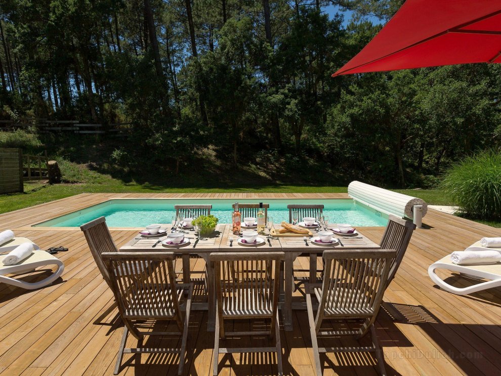 Luxury villa with a large garden near Etang de Laprade