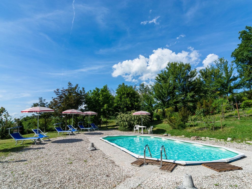 Delightful Holiday Home in Cagli with Shared Swimming Pool