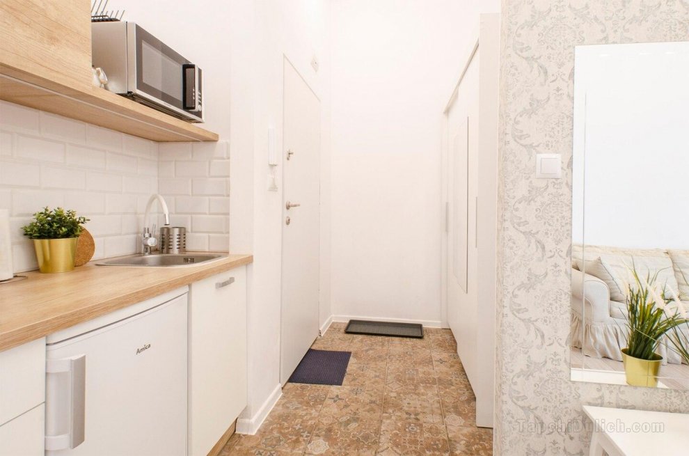 50平方米2臥室公寓 (市中心) - 有1間私人浴室