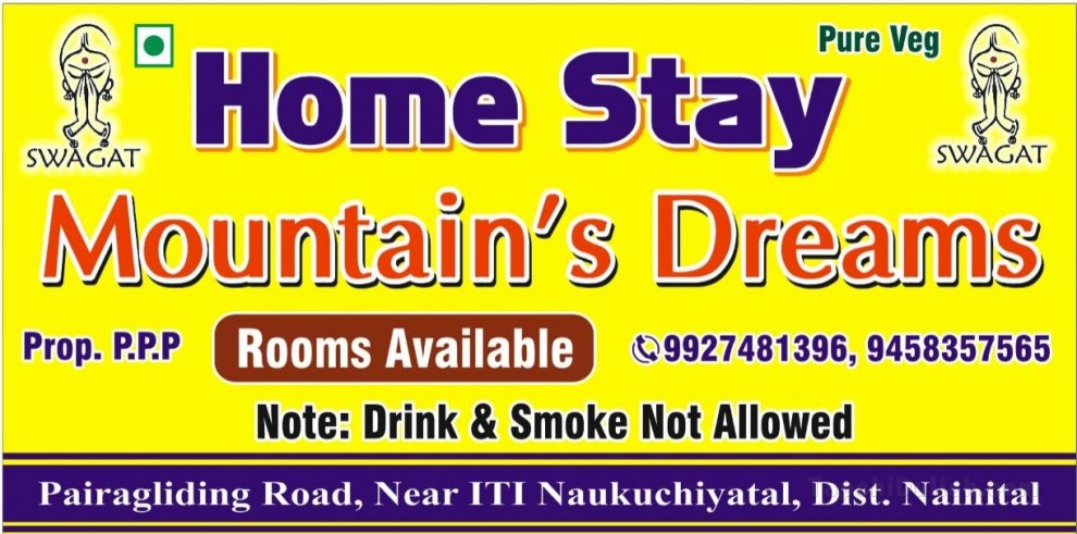 Mountain's dream home stay