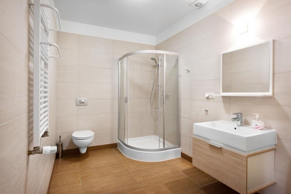 58平方米開放式公寓 (什克拉爾斯卡波倫巴市中心) - 有1間私人浴室
