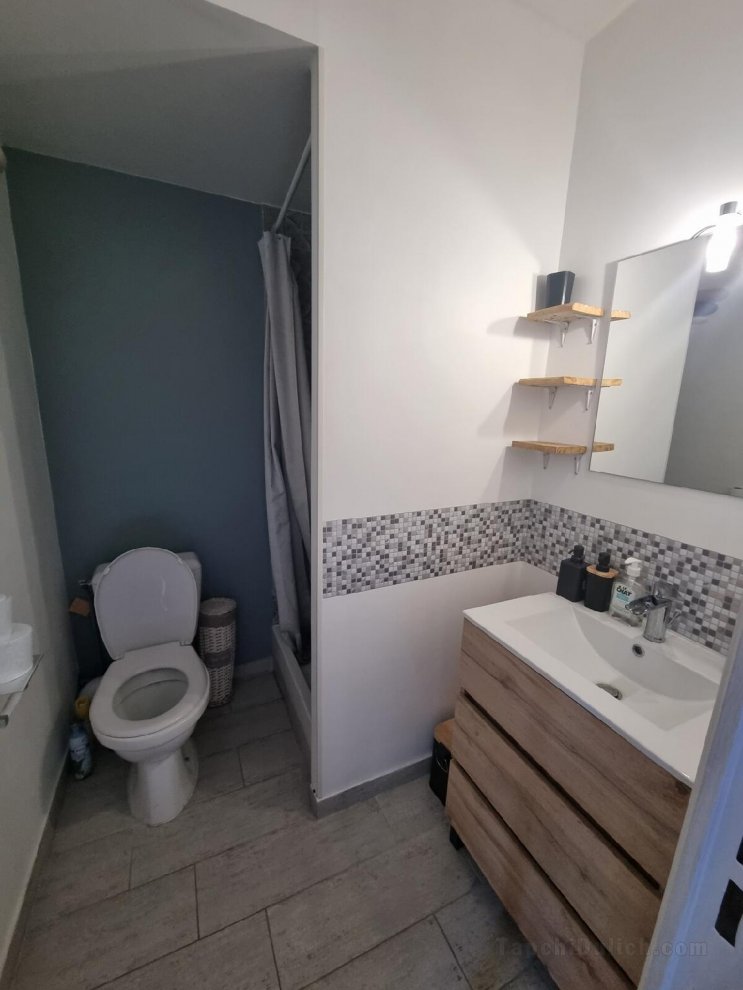 35平方米開放式公寓 (馬恩河畔納伊) - 有1間私人浴室