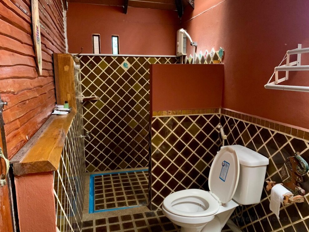 9平方米開放式平房 (卡努瓦拉叻武里) - 有1間私人浴室
