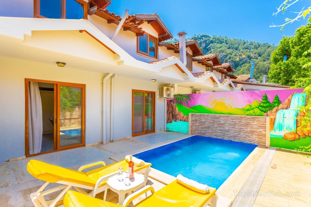 Villa Melek Paradise: Private Pool, A/C, WiFi, Car Not Required, Eco-Friendly