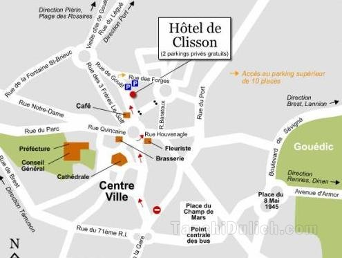 Khách sạn De Clisson Saint Brieuc