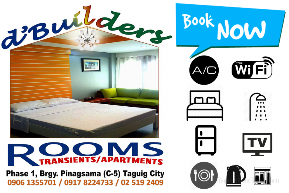 Khách sạn DBUILDERS ROOMS Taguig, Transient Staycation