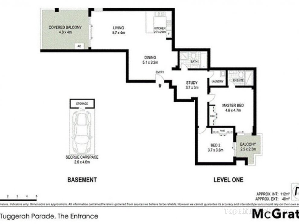 130平方米2臥室公寓(恩瑞斯) - 有2間私人浴室