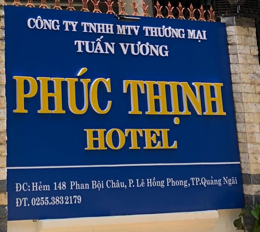PHUC THINH HOTEL - 150 Phan Boi Chau - Tp Q.Ngai