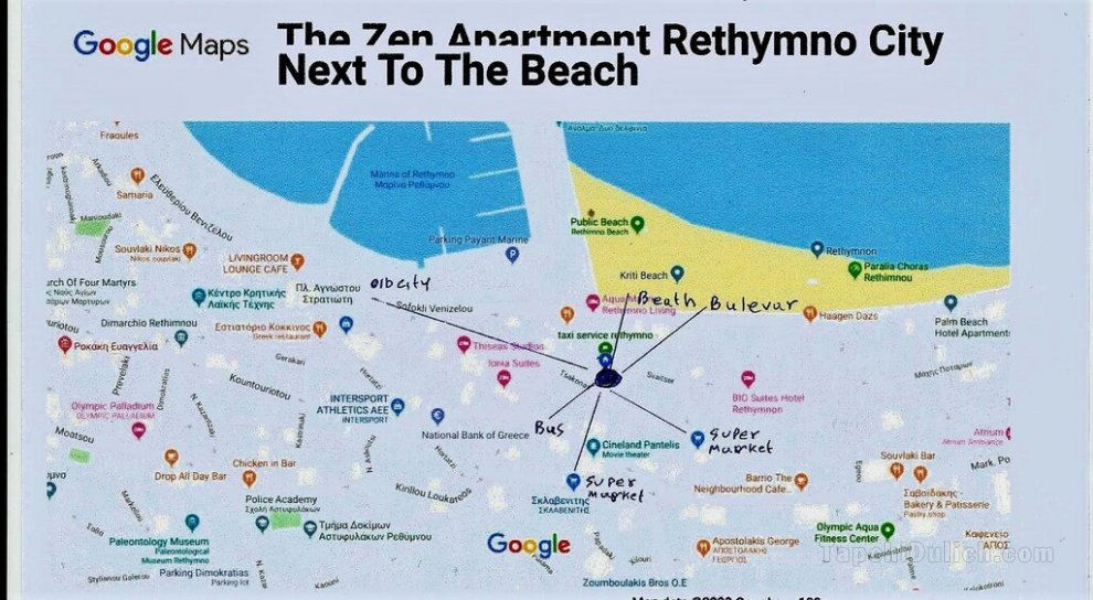 The Zen Apartment Rethymno Next To The Beach