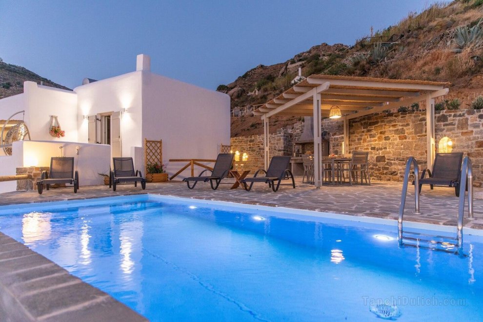 Kelaino ,Stunning Aegean View,Private Pool & BBQ!!