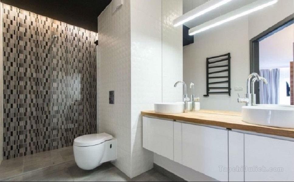 60平方米1臥室公寓 (波茲南市中心) - 有1間私人浴室
