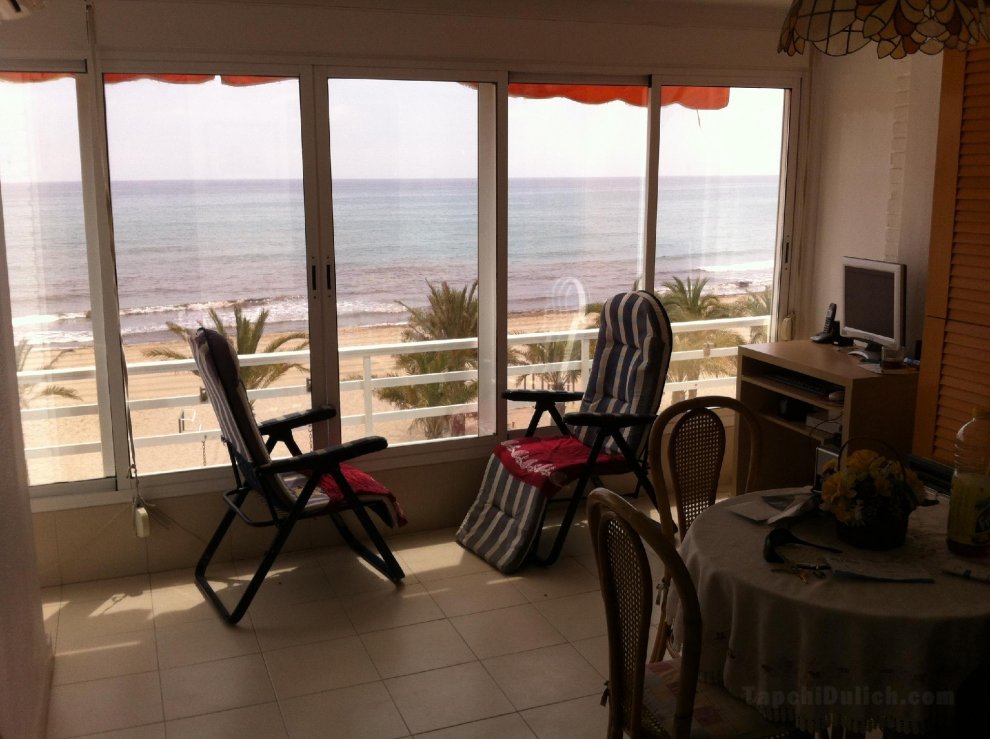 Studio on the beach front,  20 m from the beach