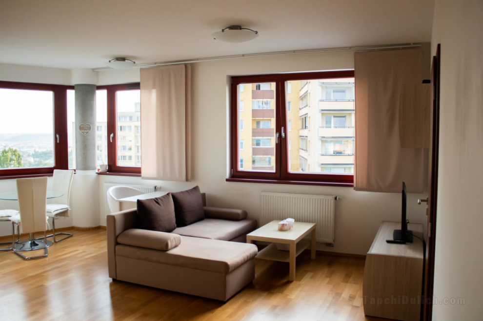 47平方米2臥室公寓(布拉格08) - 有1間私人浴室