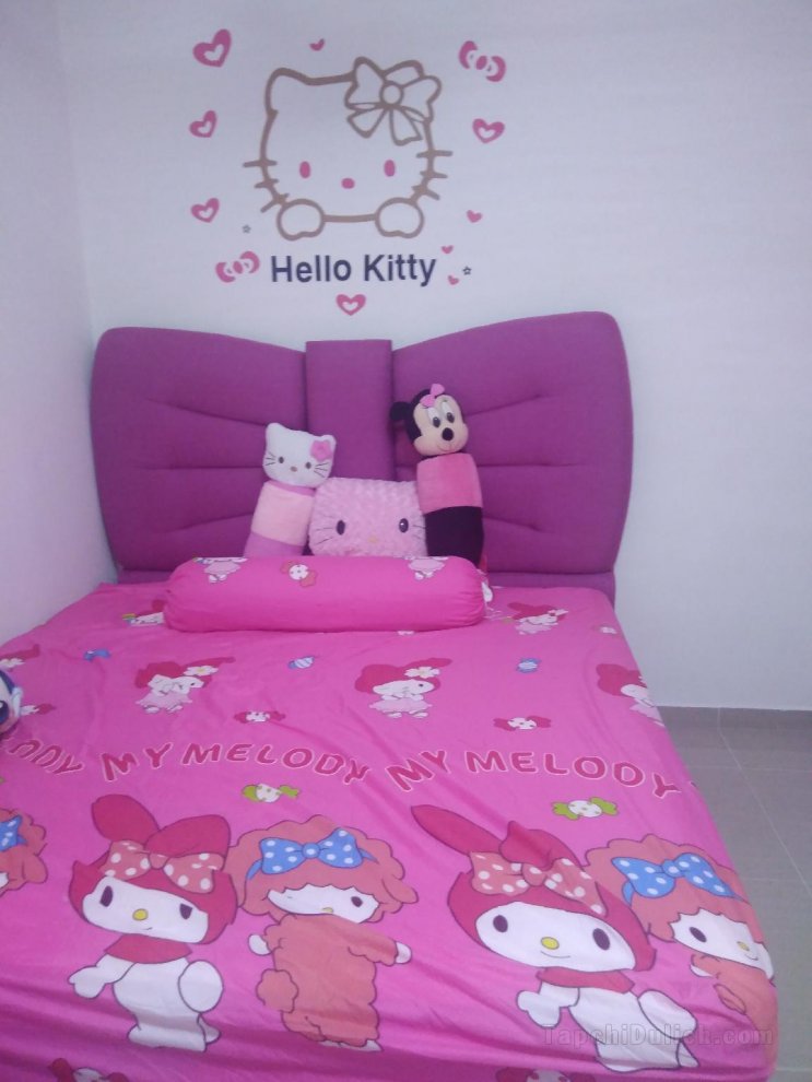 Hello Kitty Design in Bedroom2-New House