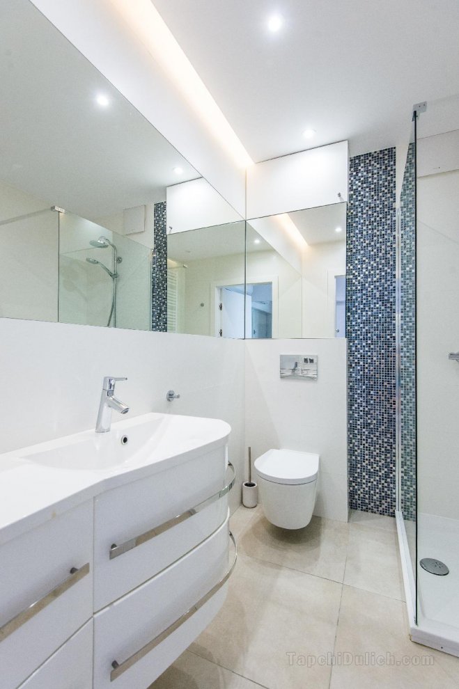 60平方米1臥室公寓(波茲南市中心) - 有1間私人浴室
