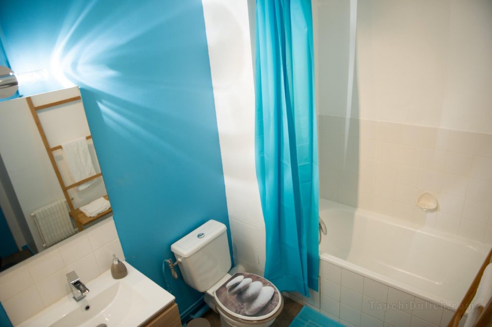 32平方米開放式公寓(拉羅謝爾市中心) - 有1間私人浴室