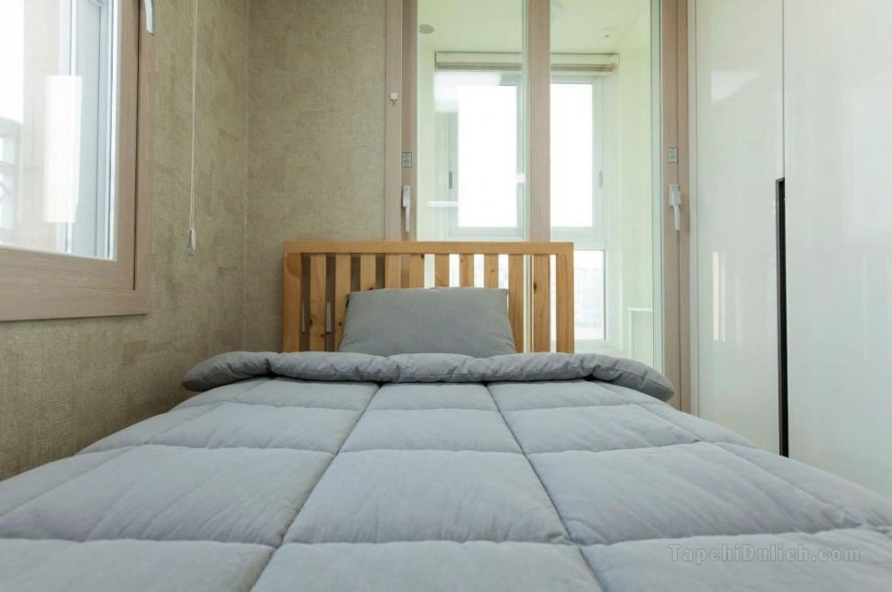 60平方米2臥室公寓 (濟州市中心) - 有1間私人浴室