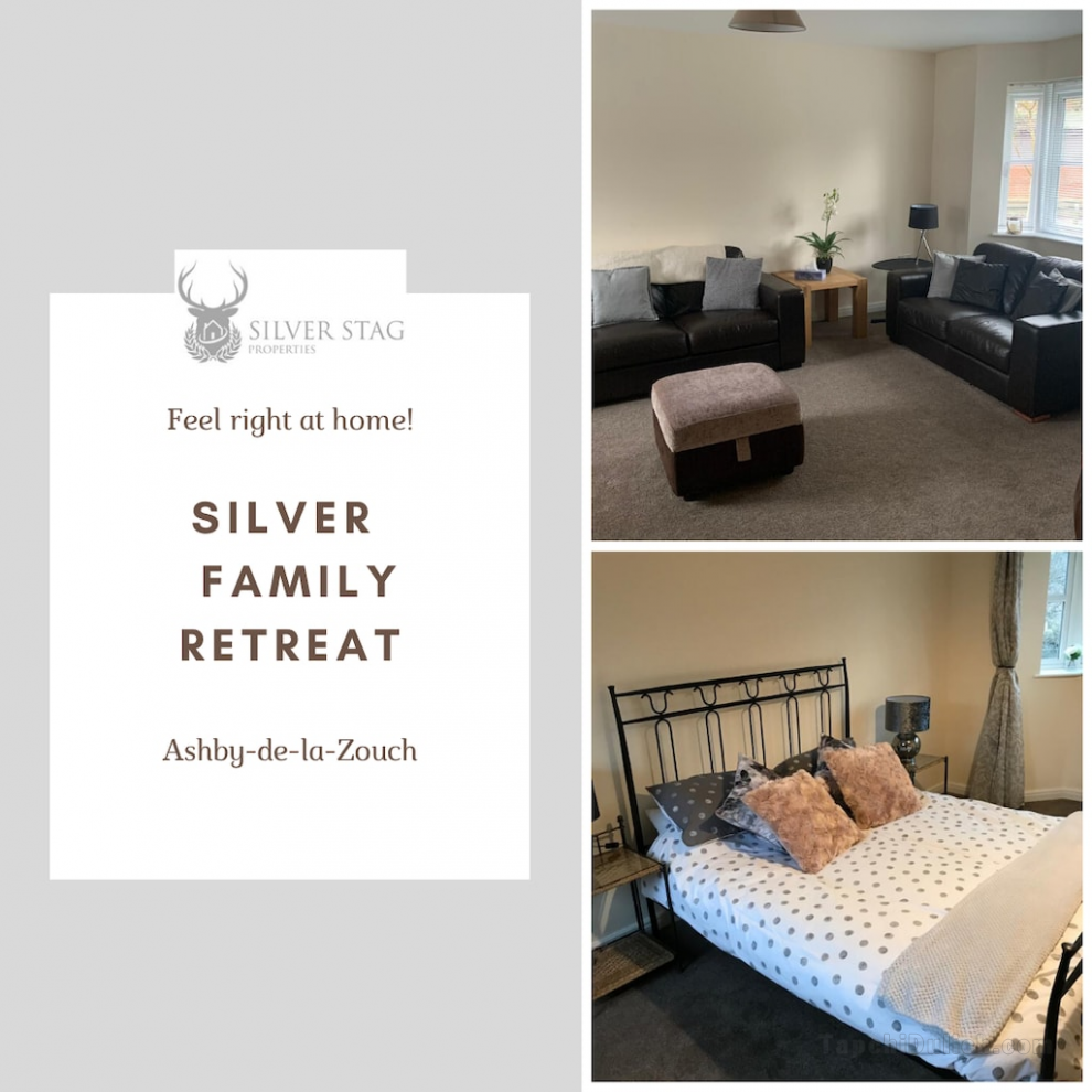 Silver Stag, High-end, 3 bedroom with parking.