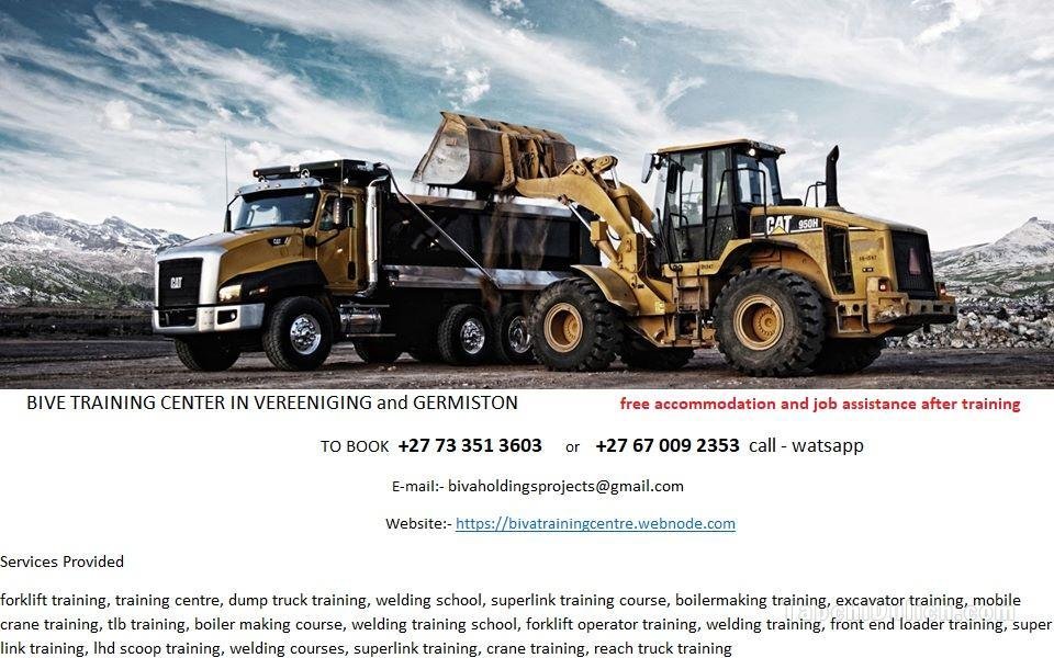 Forklift TLB Excavator WELDING TRAINING 0733513603