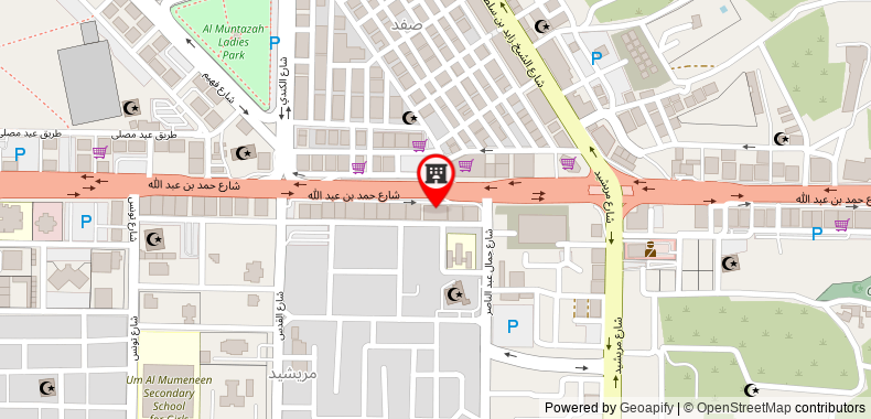 Bản đồ đến Khách sạn Emirates Springs Apartments