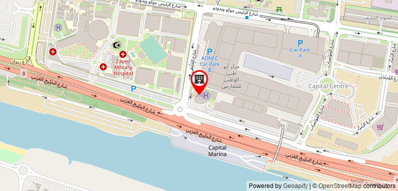 Andaz Capital Gate, Abu Dhabi - a concept by Hyatt on maps