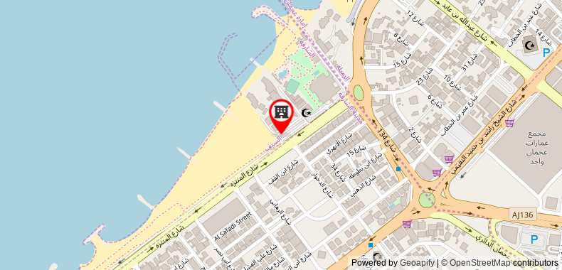 Sheraton Sharjah Beach Resort & Spa on maps