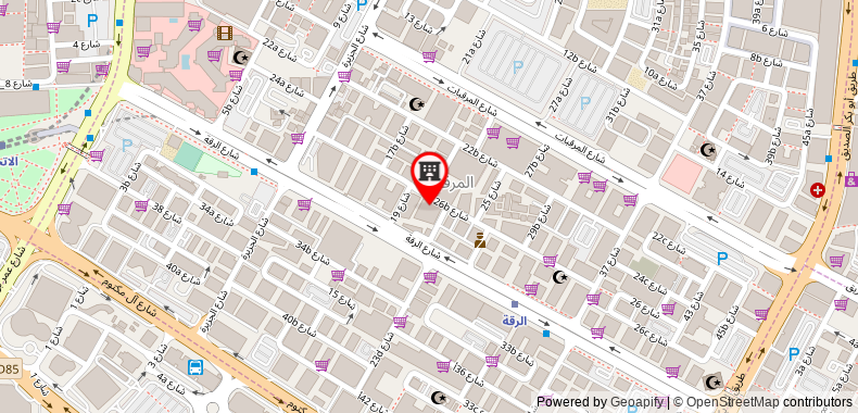 在地图上查看杜拜德伊勒溫德姆霍華德約翰遜廣場酒店