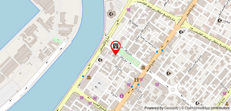 Bản đồ đến Khách sạn Al Hamra