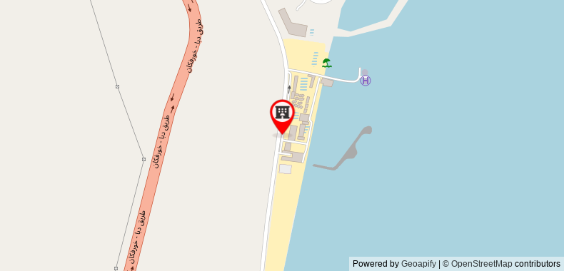 Bản đồ đến Khách sạn Mirage Bab Al Bahr Beach