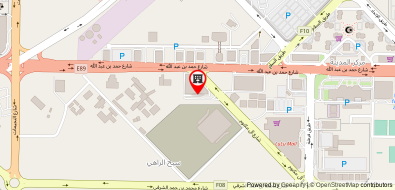 Bản đồ đến Khách sạn ibis Fujairah
