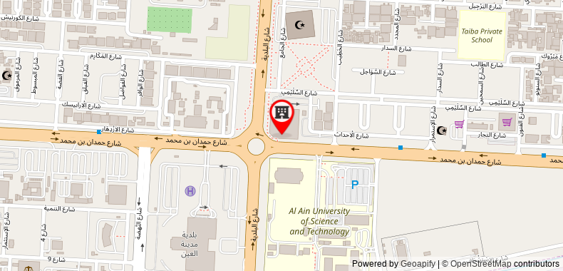Bản đồ đến Khách sạn Al Massa 1
