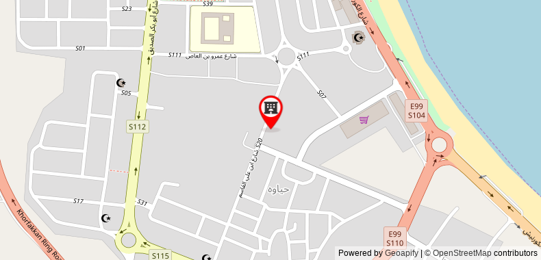 Bản đồ đến Khách sạn AL MARSA APARTMENT