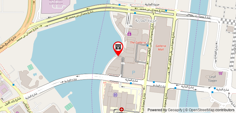 Bản đồ đến Khách sạn Rosewood Abu Dhabi