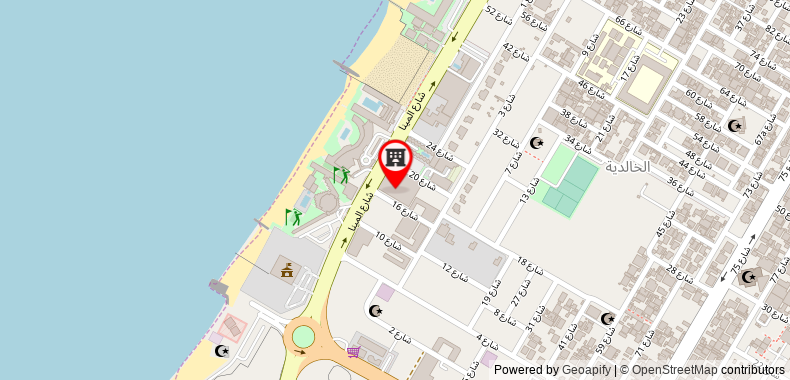 Bản đồ đến Khách sạn Al Seef