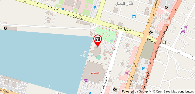Bản đồ đến Hilton Garden Inn Ras Al Khaimah