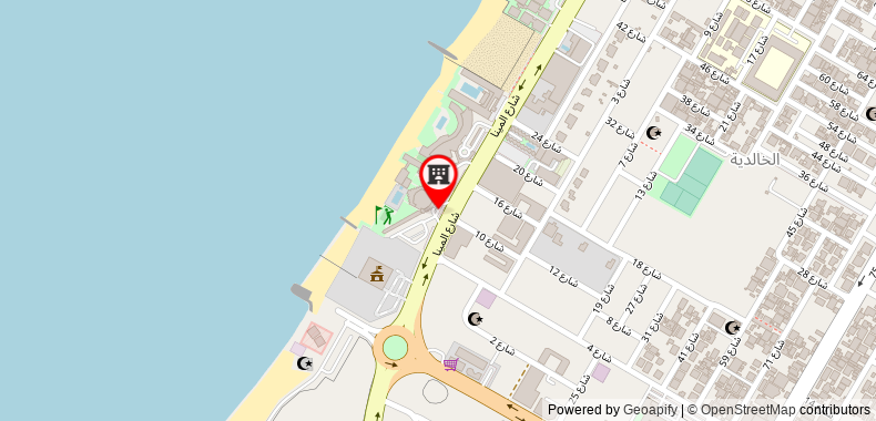 Bản đồ đến Khách sạn Sharjah Carlton