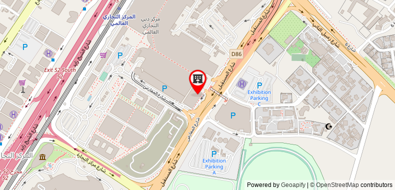 Bản đồ đến Khách sạn Novotel World Trade Centre