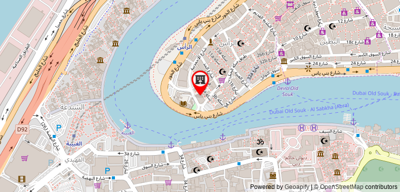 Bản đồ đến Khách sạn The George by Saffron Dubai Creek