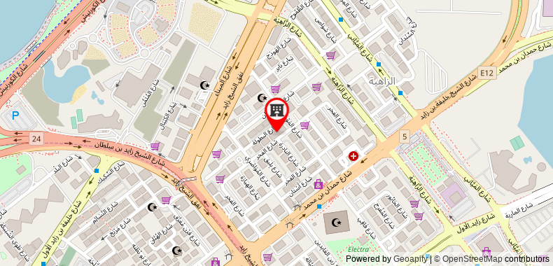 Bản đồ đến Khách sạn Emirates Plaza