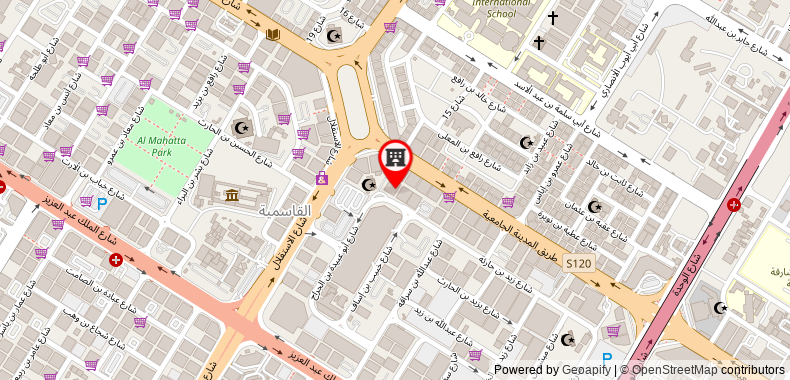 Bản đồ đến Khách sạn Sharjah Royal Tulip Apartments