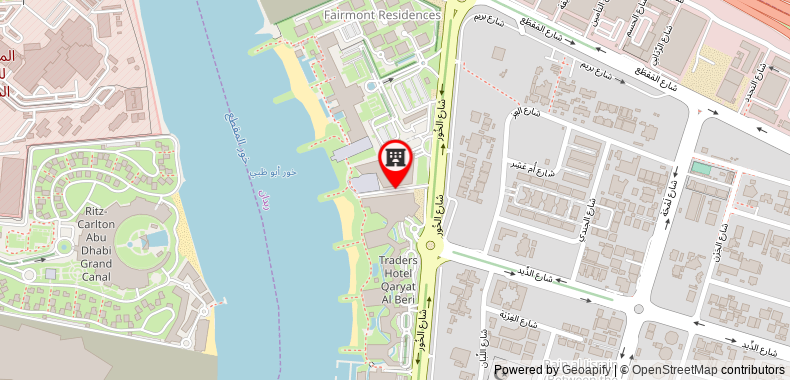 Bản đồ đến Khách sạn Traders Abu Dhabi by Shangri-La
