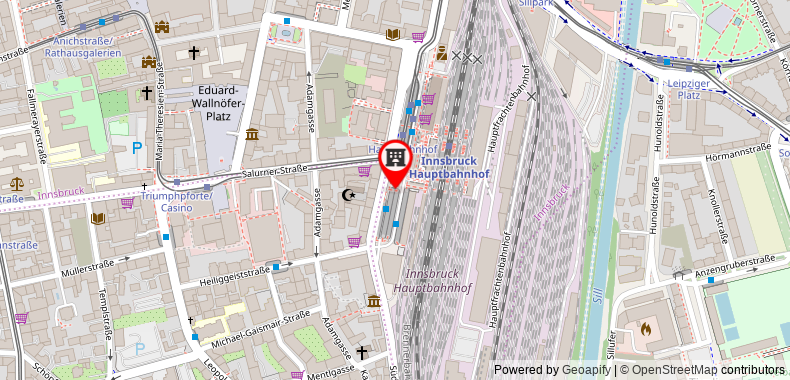 Bản đồ đến Khách sạn Ibis Innsbruck