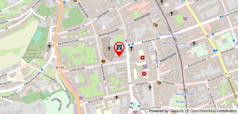 在地图上查看阿姆多姆廣場酒店- 僅限成人入住