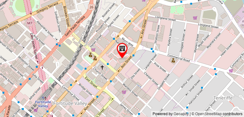 Ovolo The Valley Brisbane on maps