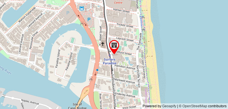 Q1 Resort Apartment Ocean View Parking Wifi on maps
