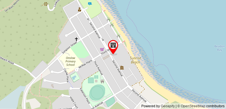 Onslow Beach Resort on maps